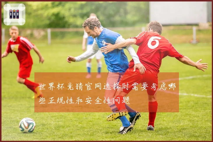 世界杯竞猜官网选择时需要考虑哪些正规性和安全性问题